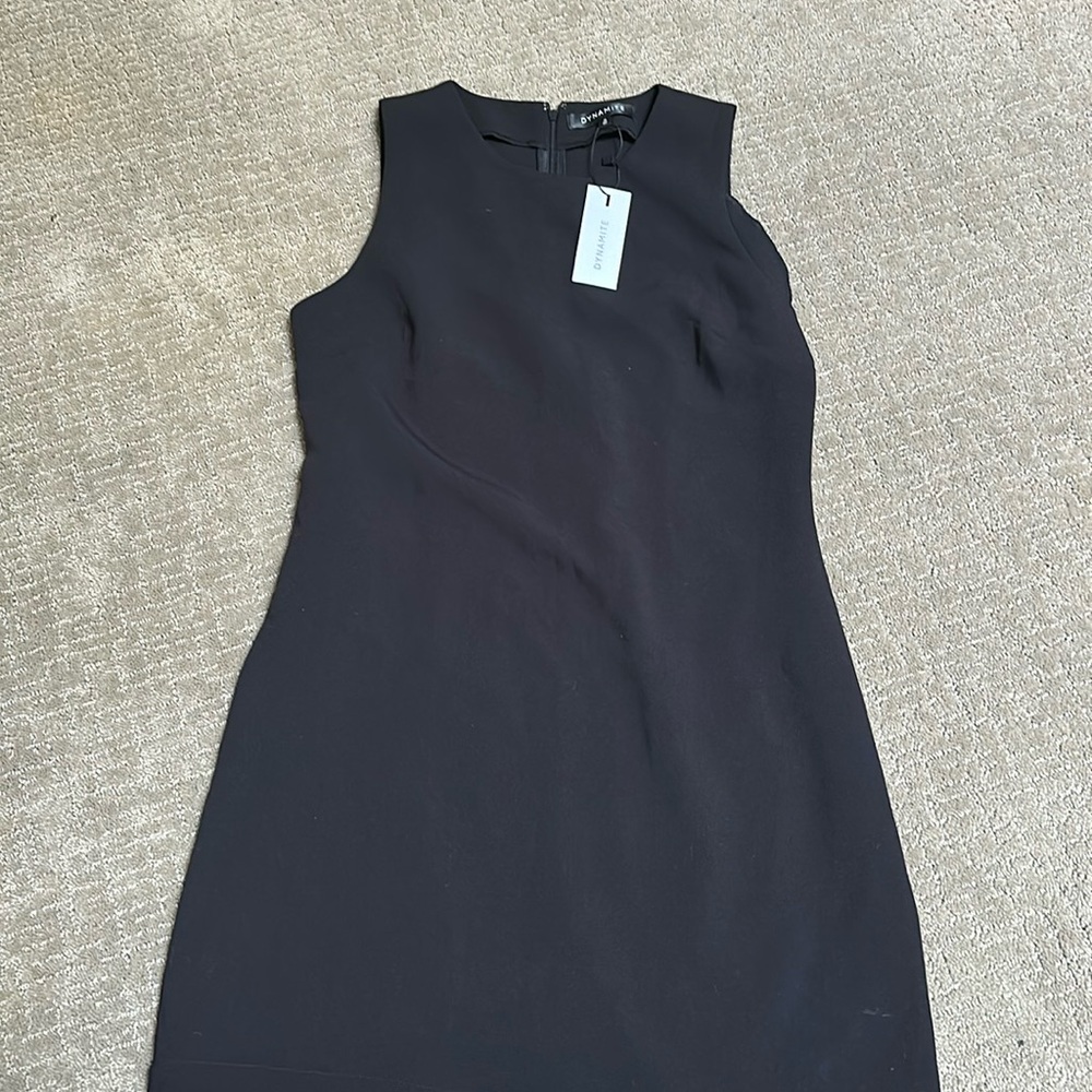 Dynamite Classic Black Sheath Dress M